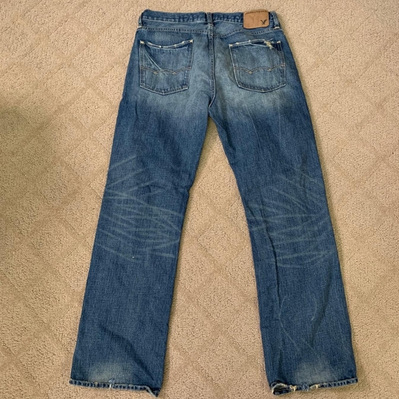 American Eagle Mens Low Rise Boot Cut Jean - Picture 2 of 5